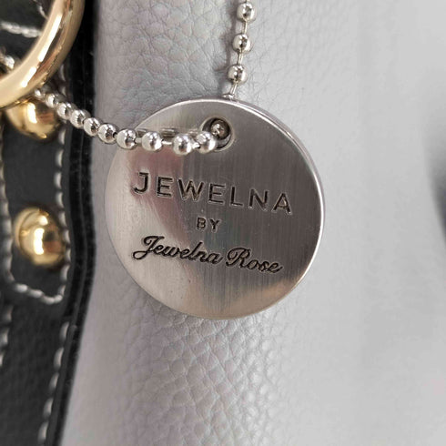 ジュエルナローズ Jewelna Rose レザー リボンモチーフ 2Way ハンド ショルダーバッグ レディース