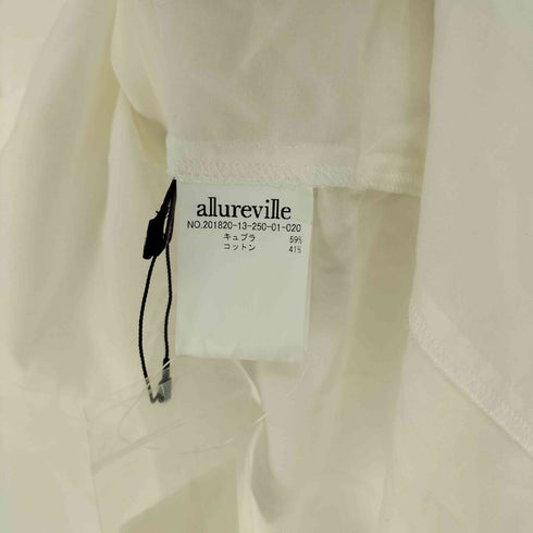 アルアバイル allureville コットンキュプラ ノースリーブシャツ レディース JPN:2