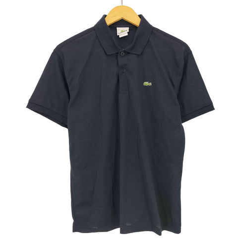 ラコステ LACOSTE 90s フララコタグ フランス製 ロゴ刺繍 メッシュ素材 ポロシャツ メンズ JPN:4