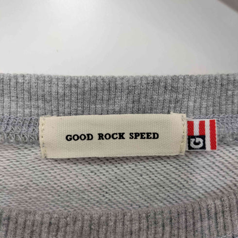 グッドロックスピード GOOD ROCK SPEED インサイドアウトデザイン クルーネックスウェット レディース FREE