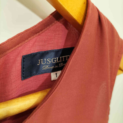 ジャスグリッティー JUSGLITTY Aラインワンピース (ダスティー) レディース JPN:1