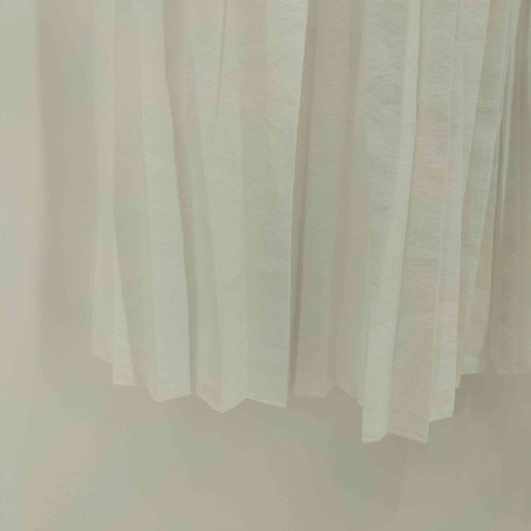 ユナイテッドアローズ UNITED ARROWS ランダムプリーツ マキシスカート WHITE レディース JPN:36