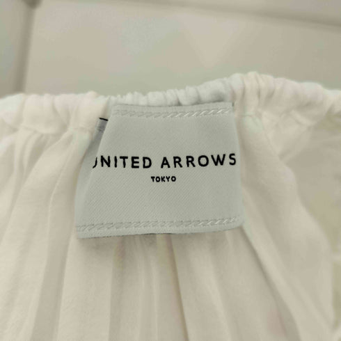 ユナイテッドアローズ UNITED ARROWS ランダムプリーツ マキシスカート WHITE レディース JPN:36