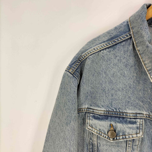 デシグアル Desigual 刺繍 デニムトラッカージャケット メンズ import:L