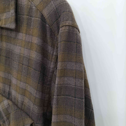 ペンドルトン PENDLETON 50s ウール 開襟 ネルチェックシャツ メンズ import:L