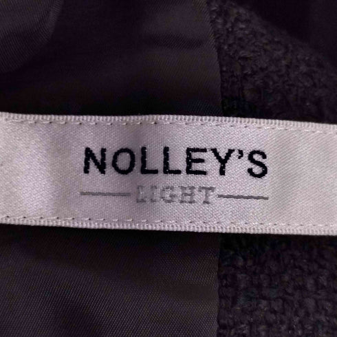 ノーリーズ NOLLEY’S ノーカラー ツイードジャケット レディース JPN:38