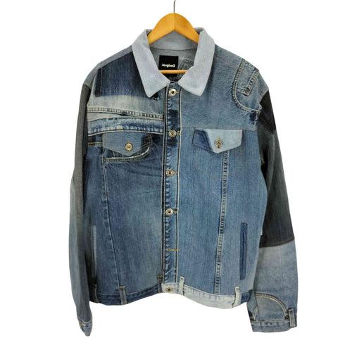 デシグアル Desigual デニムジャケット DENIM PATCH メンズ import:L
