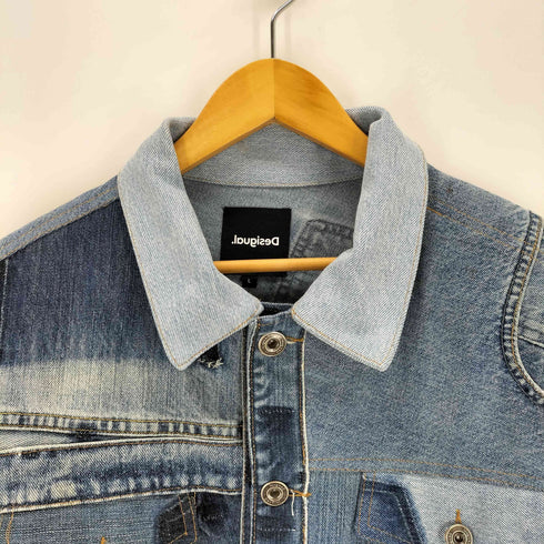 デシグアル Desigual デニムジャケット DENIM PATCH メンズ import:L