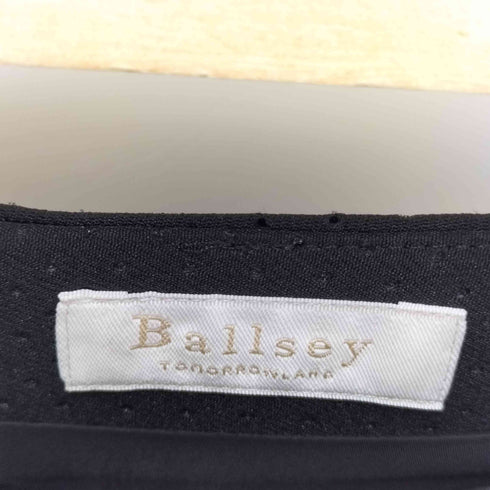 ボールジー BALLSEY 24AW パンチングトリプルクロス トラペーズスカート レディース 34