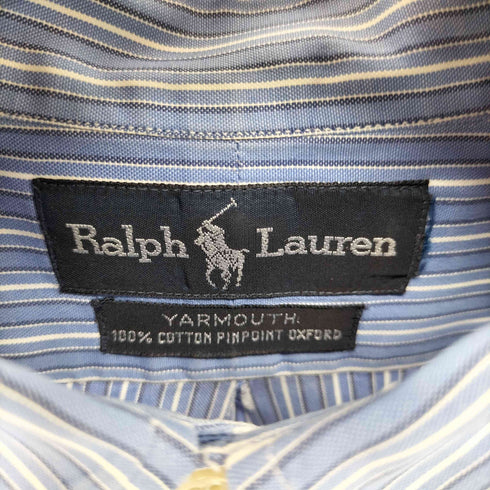 ラルフローレン RALPH LAUREN YARMOUTH BD ストライプ長袖シャツ メンズ
