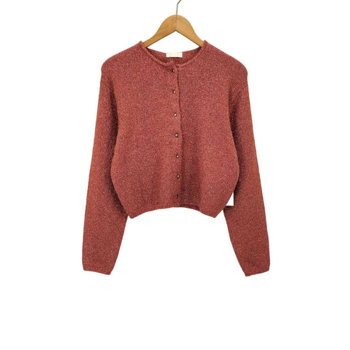 ボールジー BALLSEY 24AW シャイニーメタル クルーネックカーディガン レディース 33