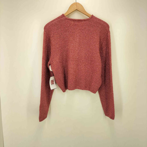 ボールジー BALLSEY 24AW シャイニーメタル クルーネックカーディガン レディース 33