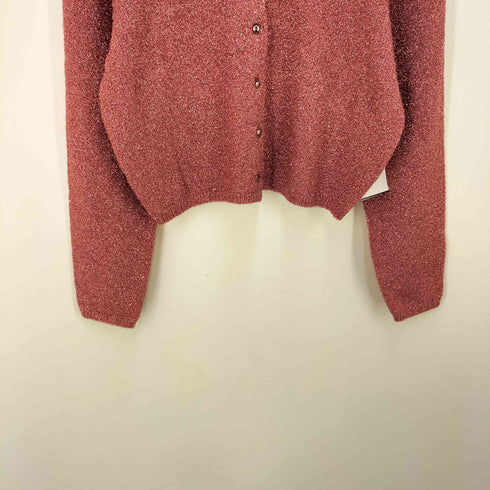 ボールジー BALLSEY 24AW シャイニーメタル クルーネックカーディガン レディース 33