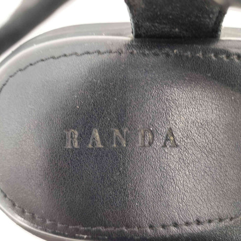 ランダ RANDA ステッチリボントラックソールサンダル レディース JPN:M
