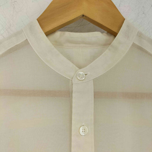 ビューティーアンドユースユナイテッドアローズ BEAUTY & YOUTH UNITED ARROWS コットンオーガンジーバンドカラーシャツ レディース