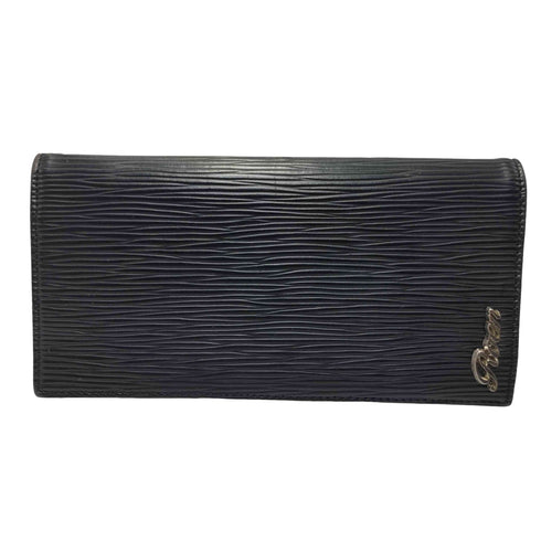 ロエン Roen ロゴ刻印 裏地 レオパード 型押し レザー ウォレット メンズ