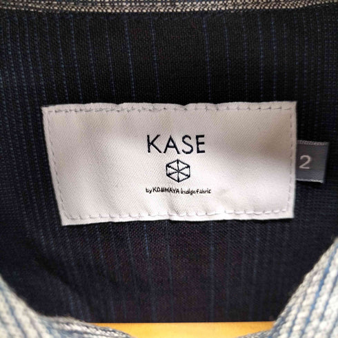 KASE by KOJIMAYA 藍染 ウエスタンシャツ メンズ JPN:2
