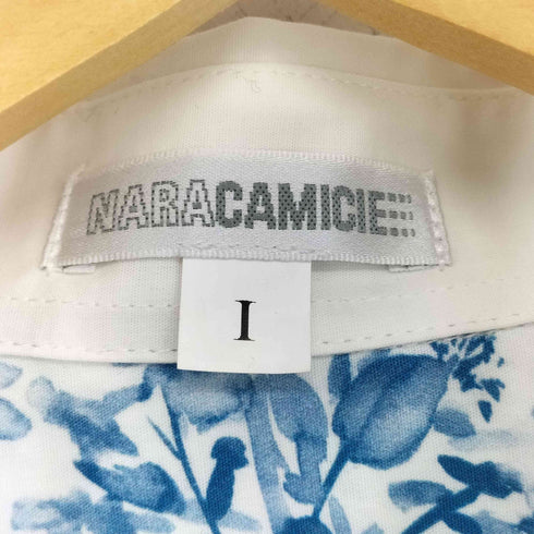 ナラカミーチェ NARACAMICIE フラワープリントコットンシャツ レディース JPN:1