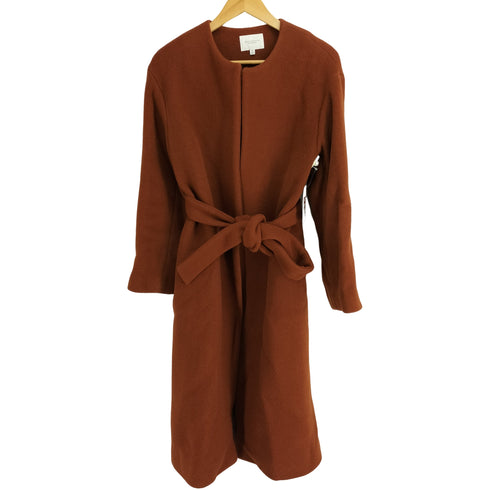 ビューティーアンドユースユナイテッドアローズ BEAUTY & YOUTH UNITED ARROWS 18AW アルパカシャギーノーカラーベルトコート レディース