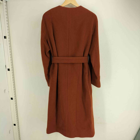 ビューティーアンドユースユナイテッドアローズ BEAUTY & YOUTH UNITED ARROWS 18AW アルパカシャギーノーカラーベルトコート レディース