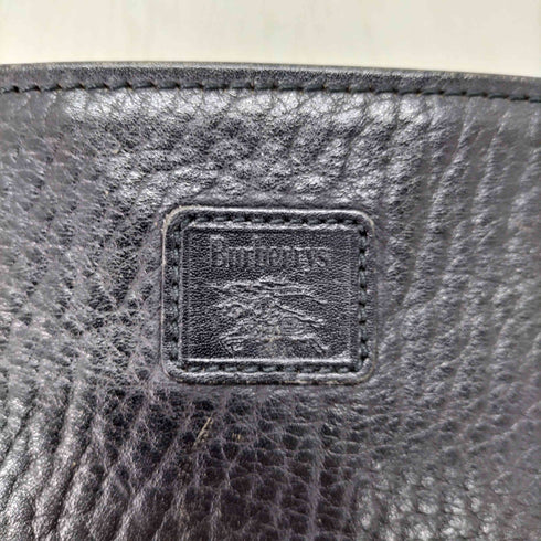 バーバリーズ BURBERRYS 裏地チェック レザークラッチバッグ メンズ