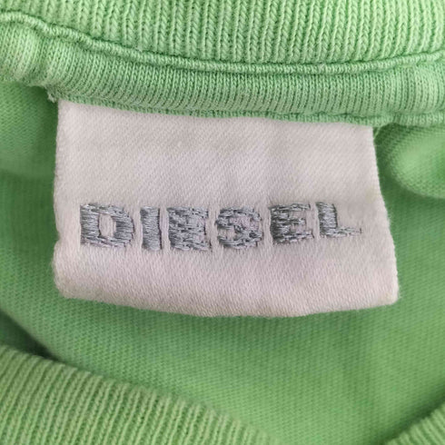 ディーゼル DIESEL 00s タイダイ染めロゴデザイン 短丈 クルーネックカットソー メンズ XL