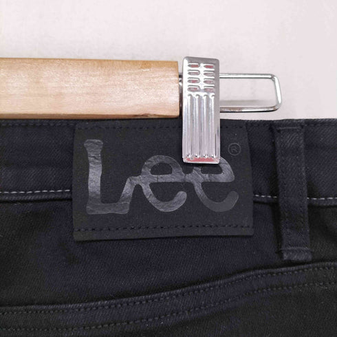 リー Lee Y2K スリット刺繍ロゴ 裏起毛 スリットウールフレアパンツ レディース W29-L30