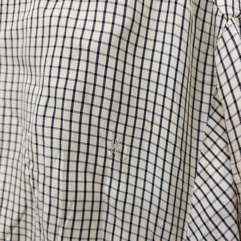 DUNHILLS Columbus フラップポケット 開襟 チェックシャツ メンズ import:L