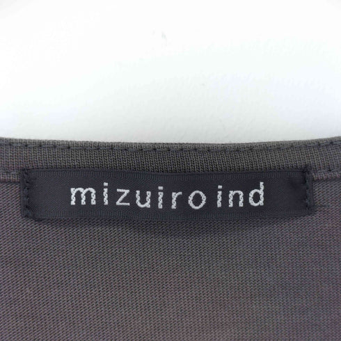 ミズイロインド mizuiro ind ドルマンスリーブビックシャツ レディース