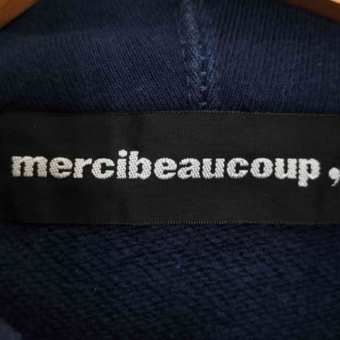メルシーボークー mercibeaucoup ロゴ刺繍 プルオーバーパーカー レディース JPN:S