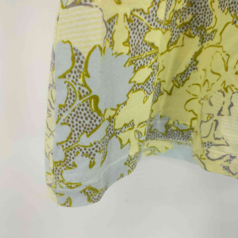 サルヴァトーレフェラガモ Salvatore Ferragamo 花柄 ストレッチ コットン 半袖 カットソー レディース import:M