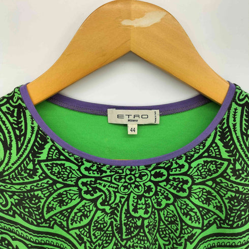 エトロ ETRO イタリア製 ペイズリー柄 半袖カットソー レディース 44