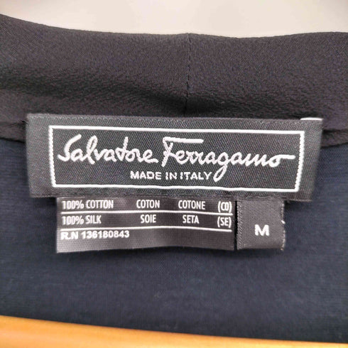 サルヴァトーレフェラガモ Salvatore Ferragamo ガンチーニ シルクリボン 半袖 カットソー レディース import:M