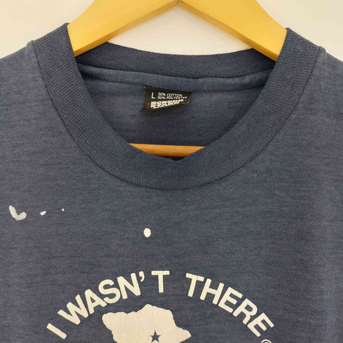 スクリーンスターズ SCREEN STARS 90s USA製 シングルステッチ コットンポリ I WASNT TRHERE VIET NAM マップTシャツ メンズ L