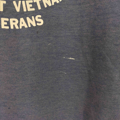 スクリーンスターズ SCREEN STARS 90s USA製 シングルステッチ コットンポリ I WASNT TRHERE VIET NAM マップTシャツ メンズ L
