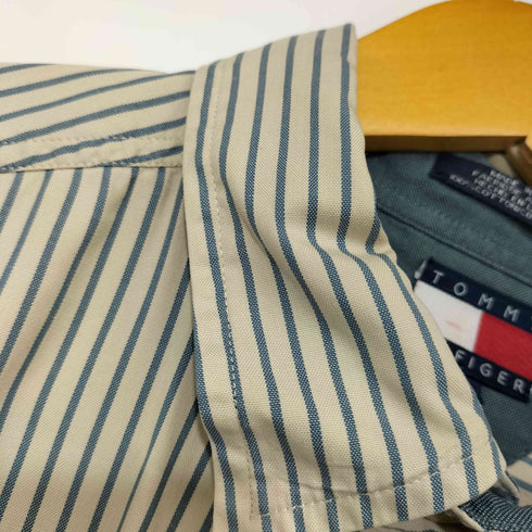 トミーヒルフィガー TOMMY HILFIGER L/S ストライプシャツ メンズ import:L