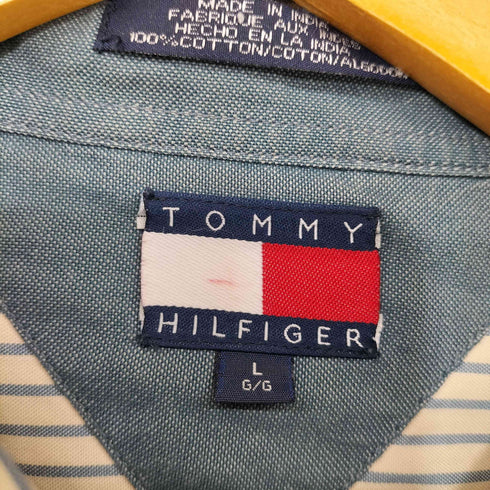 トミーヒルフィガー TOMMY HILFIGER L/S ストライプシャツ メンズ import:L