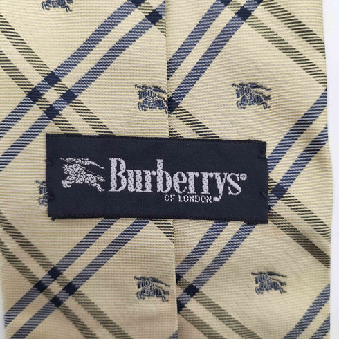 バーバリーズ BURBERRYS ホースロゴ刺繍 チェック柄 ネクタイ メンズ