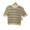 ザラ ZARA STRIPED KNIT TOP レディース import:S