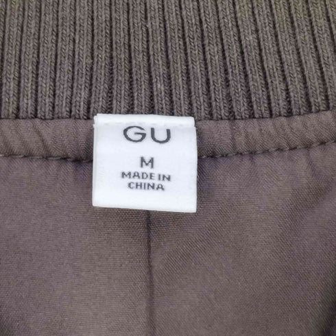ジーユー GU レザータッチブルゾン レディース JPN:M