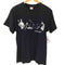 UNITED ATHLE ボディ モノクロ プリント バンド Tシャツ メンズ import:M
