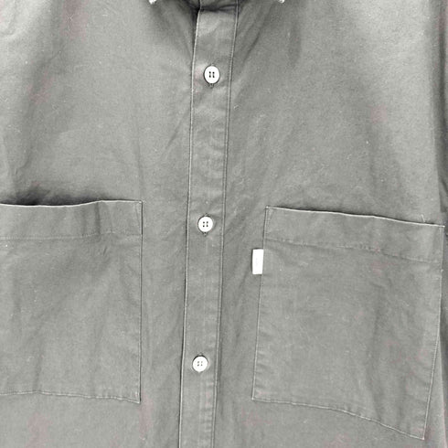 グラフペーパー Graphpaper 20SS STRETCH TYPEWRITER S/S BOX SHIRT ストレッチ タイプライター ショート スリーブ ボックス シャツ メンズ JPN:2