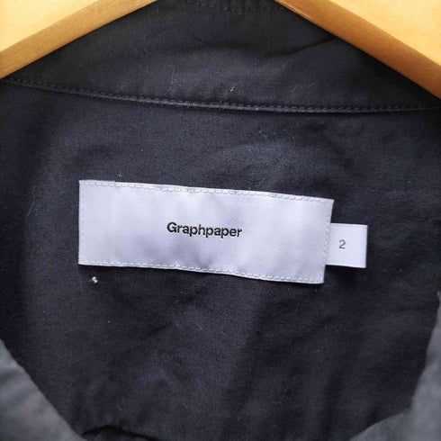 グラフペーパー Graphpaper 20SS STRETCH TYPEWRITER S/S BOX SHIRT ストレッチ タイプライター ショート スリーブ ボックス シャツ メンズ JPN:2