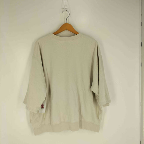 ラッセルアスレチック RUSSELL ATHLETIC 3/4 Sleeve Crewneck Shirt ロゴ刺繍 前V 半袖スウェット メンズ JPN:L