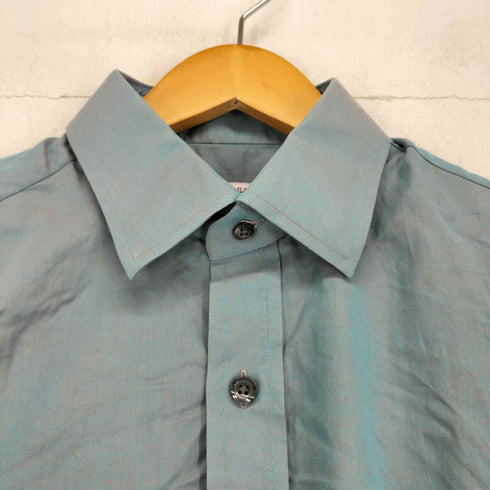 LINDA CHOW TAILOR 玉虫 コットンシャツ メンズ