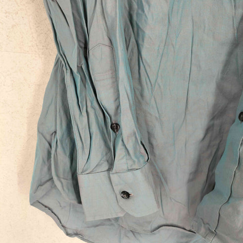 LINDA CHOW TAILOR 玉虫 コットンシャツ メンズ