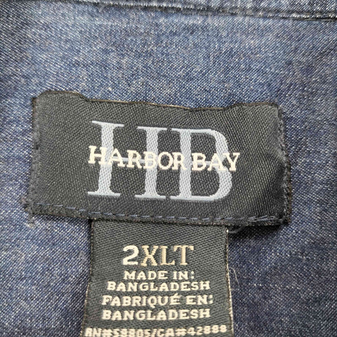 ハーバーベイ HARBOR BAY デニムシャツ メンズ 2XLT