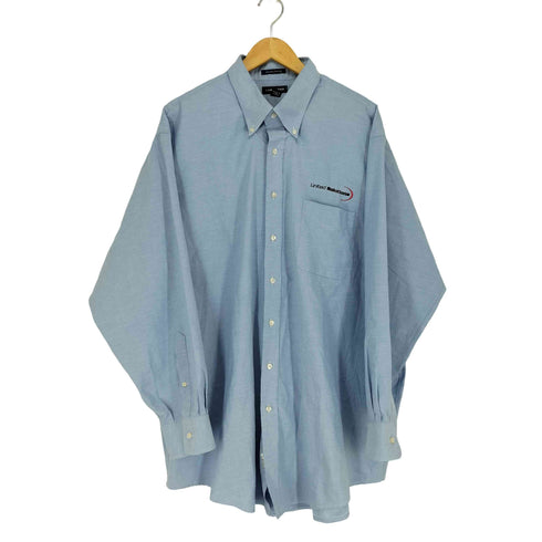 ランズエンド LANDS END ビッグサイズ 企業ロゴシャンブレーシャツ メンズ 19-36
