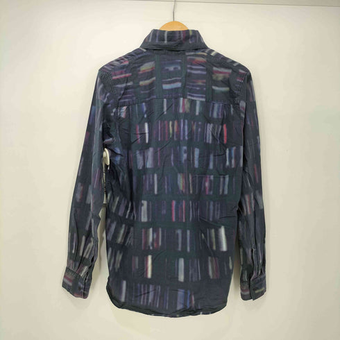 ラッドミュージシャン LAD MUSICIAN L/S リップストップ総柄シャツ メンズ JPN:44