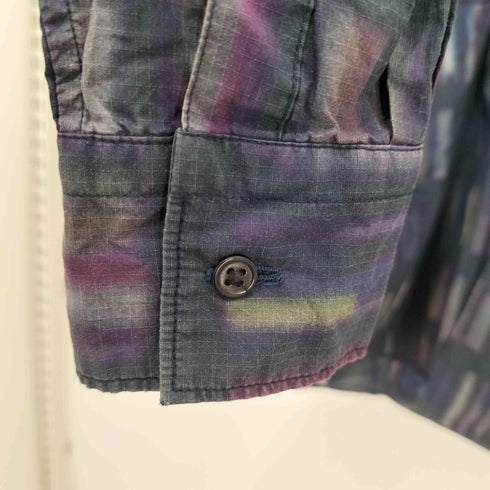 ラッドミュージシャン LAD MUSICIAN L/S リップストップ総柄シャツ メンズ JPN:44